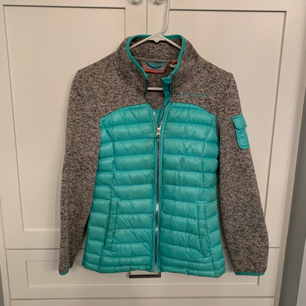 Girls light weight jacket; Free Country size L 14/16; VGUC!